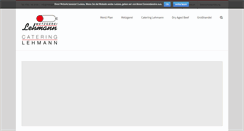 Desktop Screenshot of metzgerei-lehmann.de