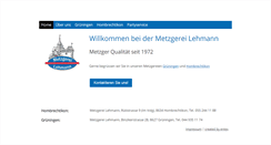 Desktop Screenshot of metzgerei-lehmann.ch