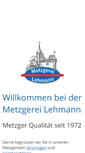 Mobile Screenshot of metzgerei-lehmann.ch